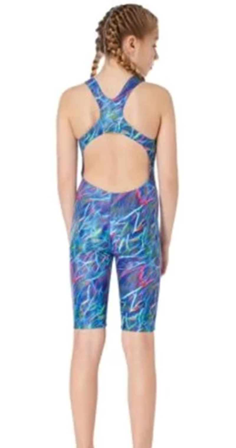 Maru Aquarius Pacer Legsuit  - Blue/Pink-2